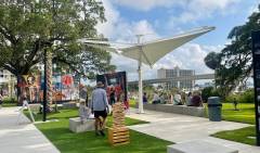 TENSILE SHADE STRUCTURES - COACHMAN PARK-2